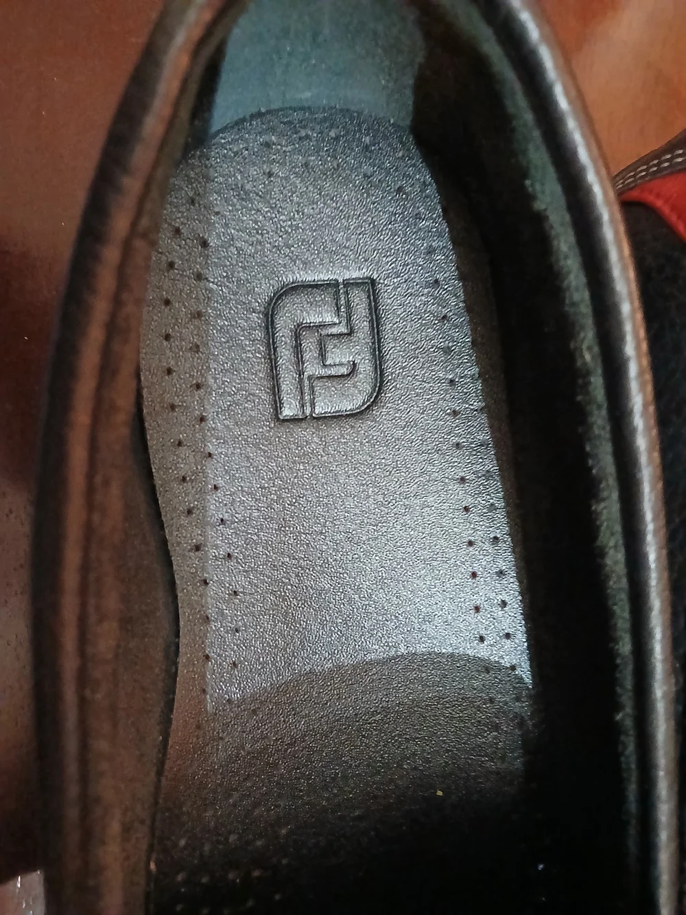 Men's Footjoy Black Leather Slip-On Driving Loafers Six 11 Golf